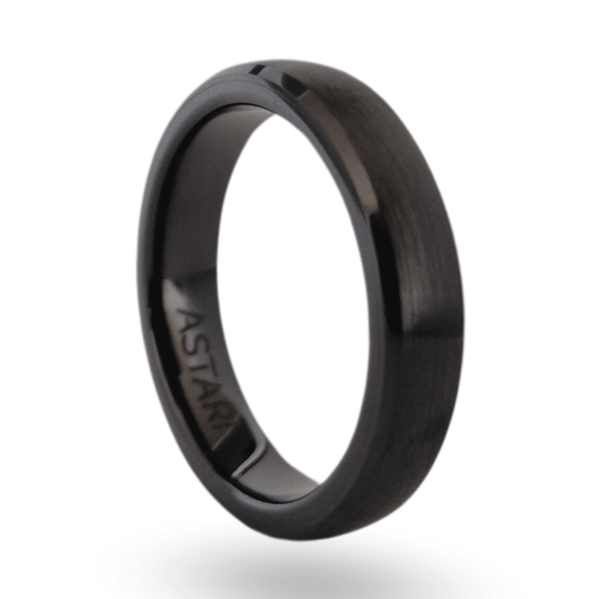 Contactless payment ring made from ceramic with minimalist design