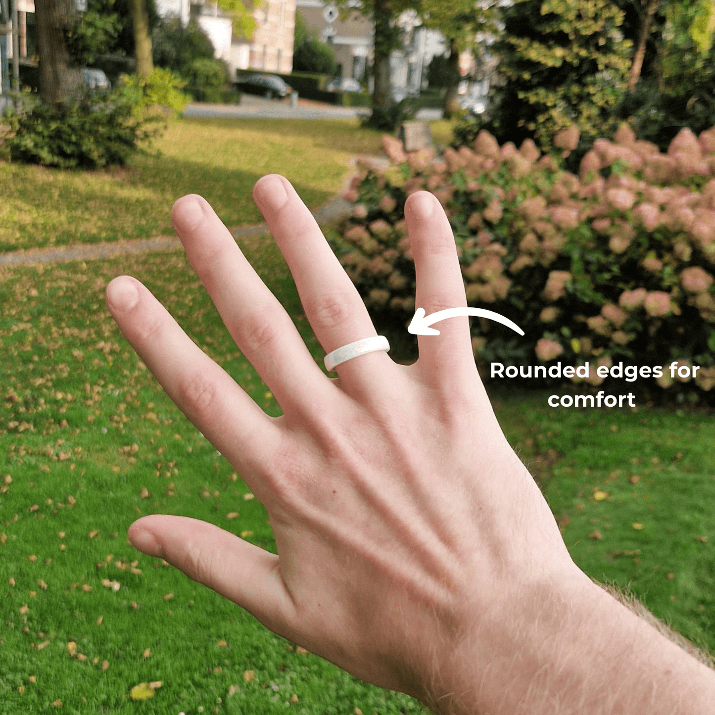 Contactless Payment Ring White Ceramic | Atlantis