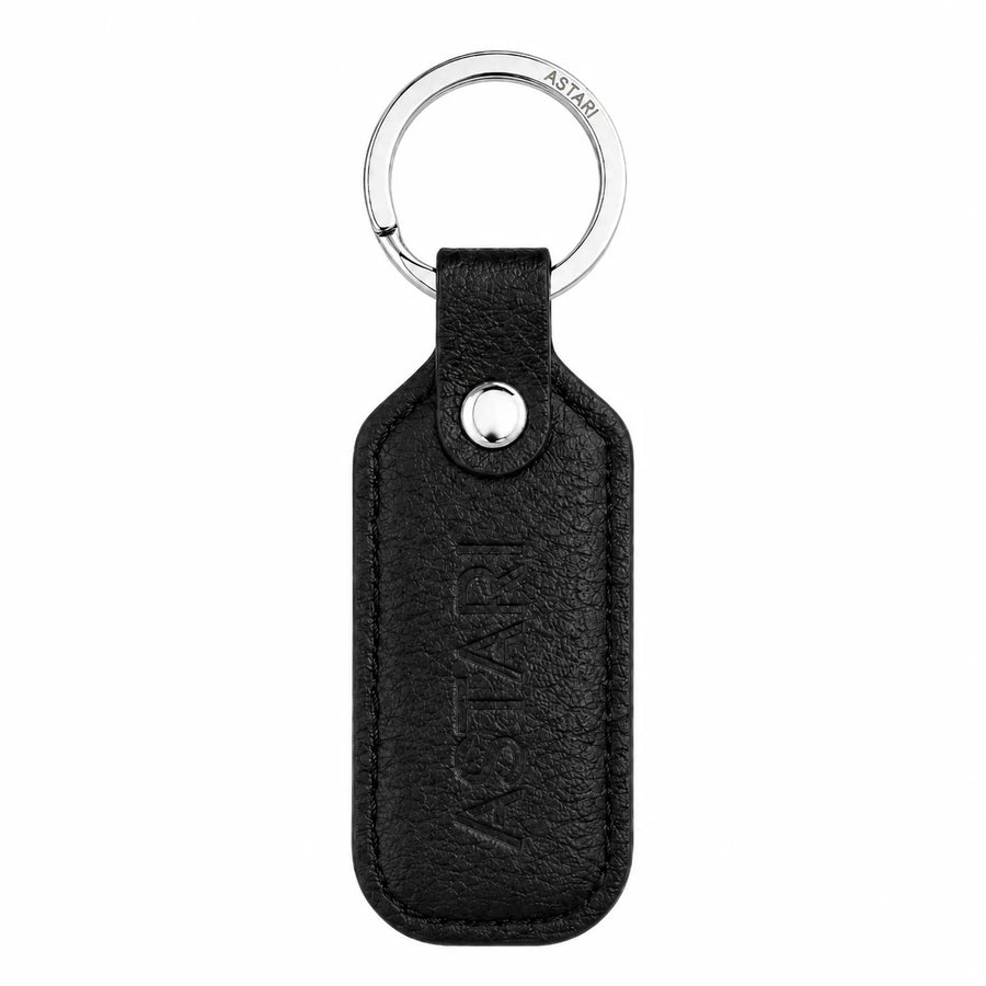Contactless payment keychain made from sustainable apple leather with waterproof design.