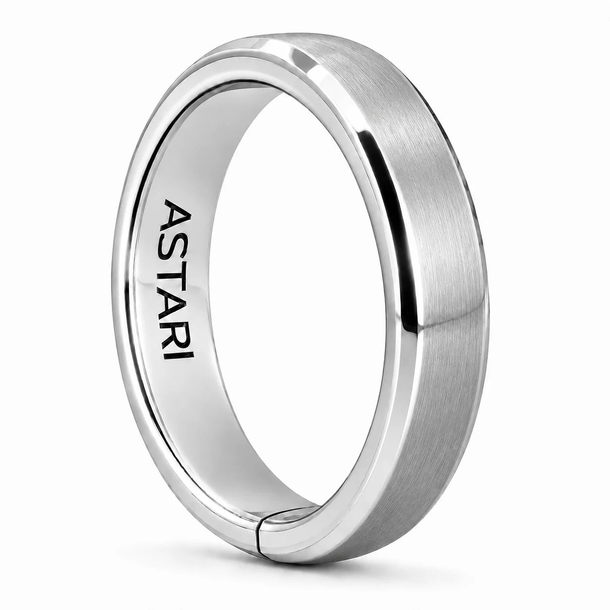 Contactless Payment Ring Silver Metal | Atlantis - luxurious silver-plated ring designed for seamless contactless payments.