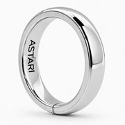 Silver Ceramic Payment Ring | Atlantis