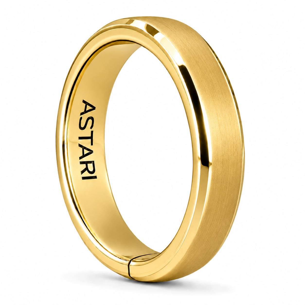 Anello di pagamento contactless in metallo dorato | Atlantis - anello elegante placcato in oro progettato per pagamenti contactless senza sforzo.
