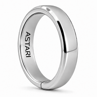 ASTARI Contactless Payment Ring Atlantis Silver Metal