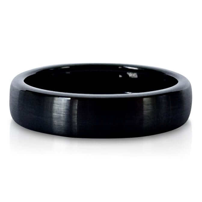 Black Astari Atlantis passive payment ring made of sustainable ceramics for contactless payments side image
