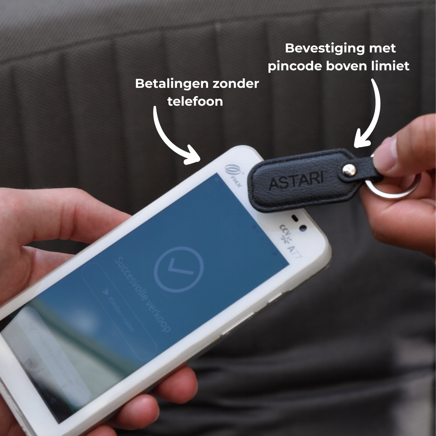Contactloze betaalsleutelhanger | Achilles
