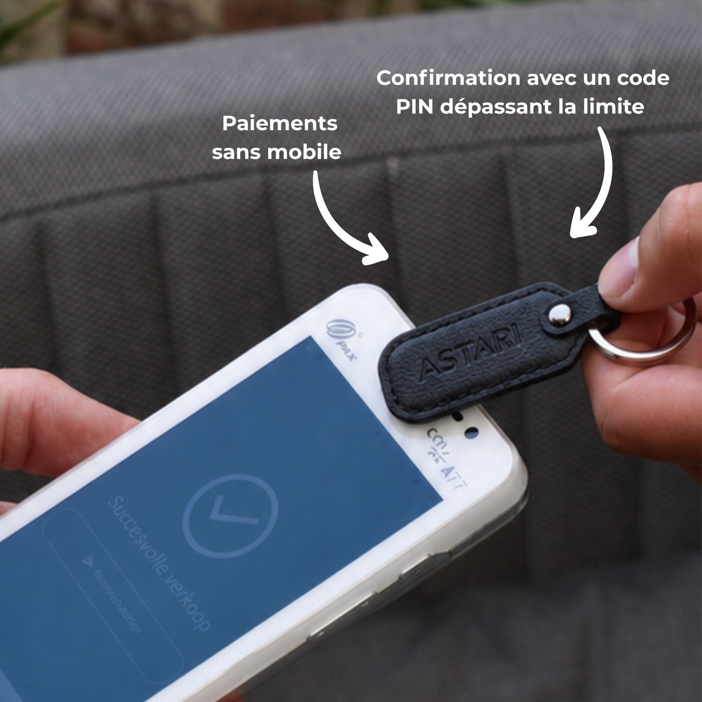 Porte-clés de paiement sans contact | Achilles