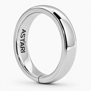 Silver Ceramic Payment Ring | Atlantis