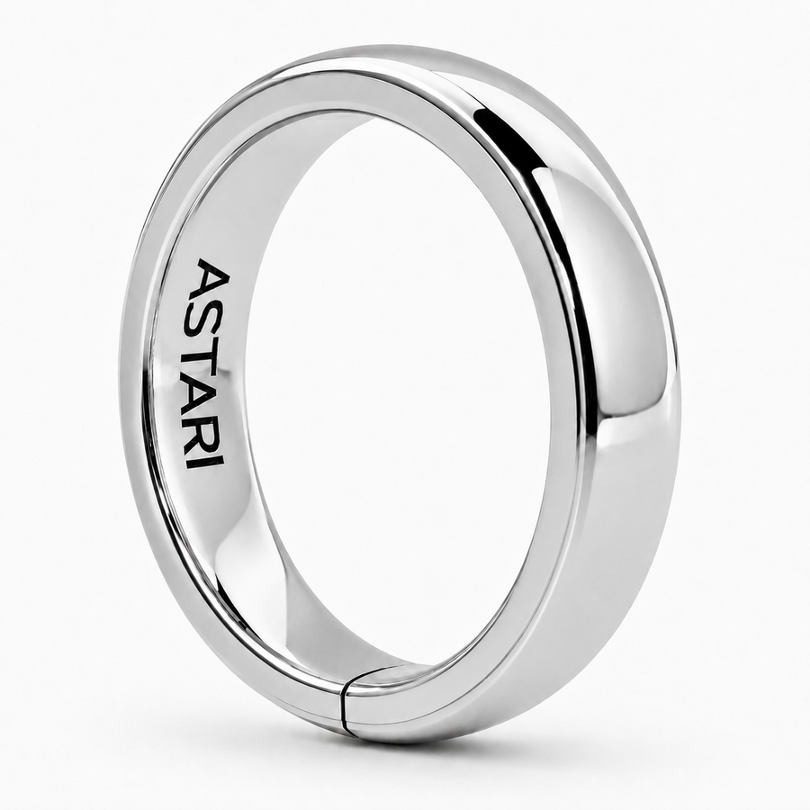 Silver Ceramic Payment Ring | Atlantis