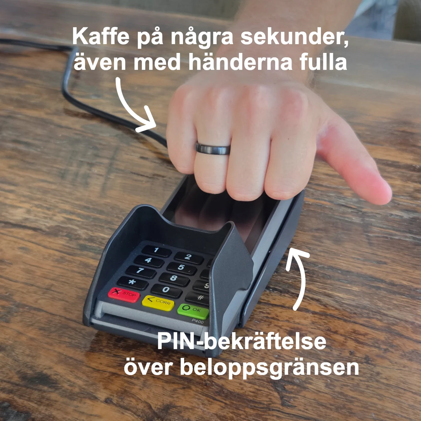Svart keramisk betalring | Atlantis