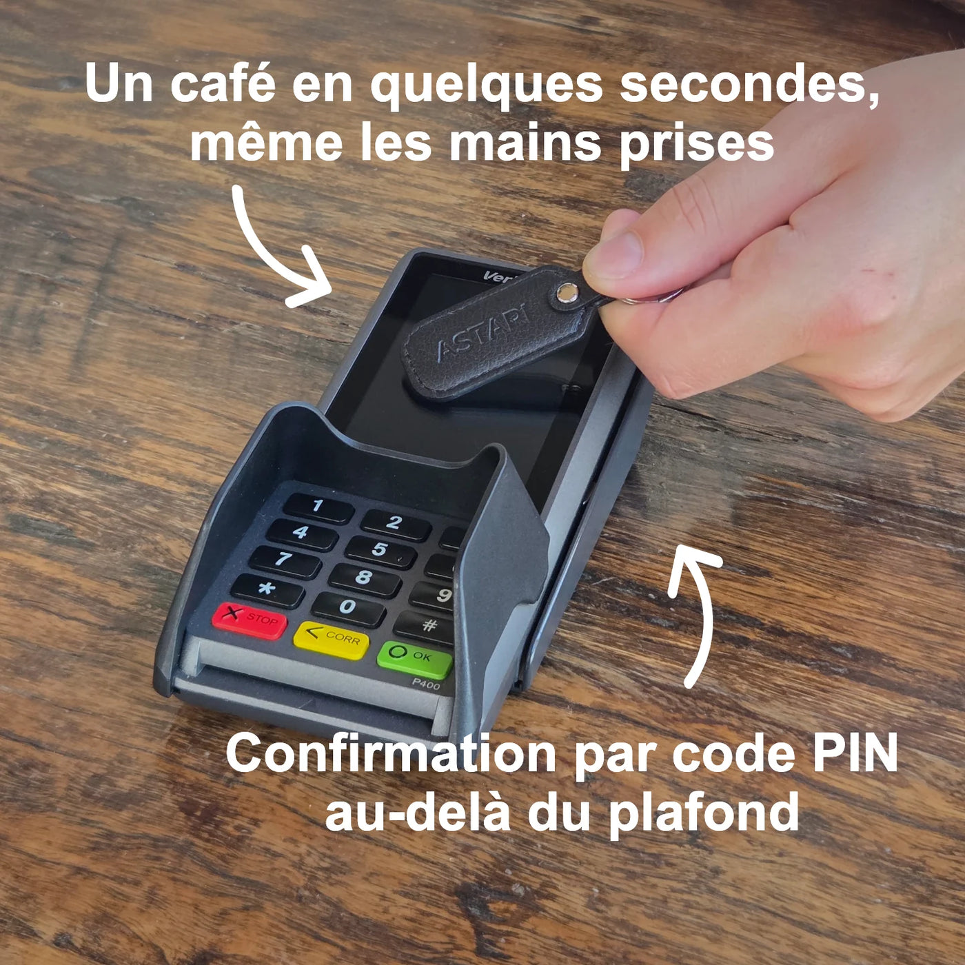 Porte-clés de paiement sans contact | Achilles