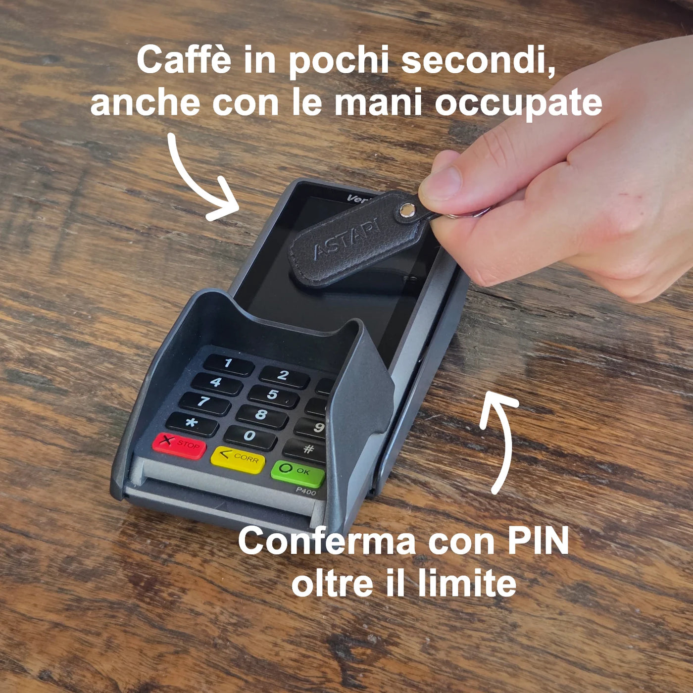 Portachiavi per pagamenti contactless | Achilles