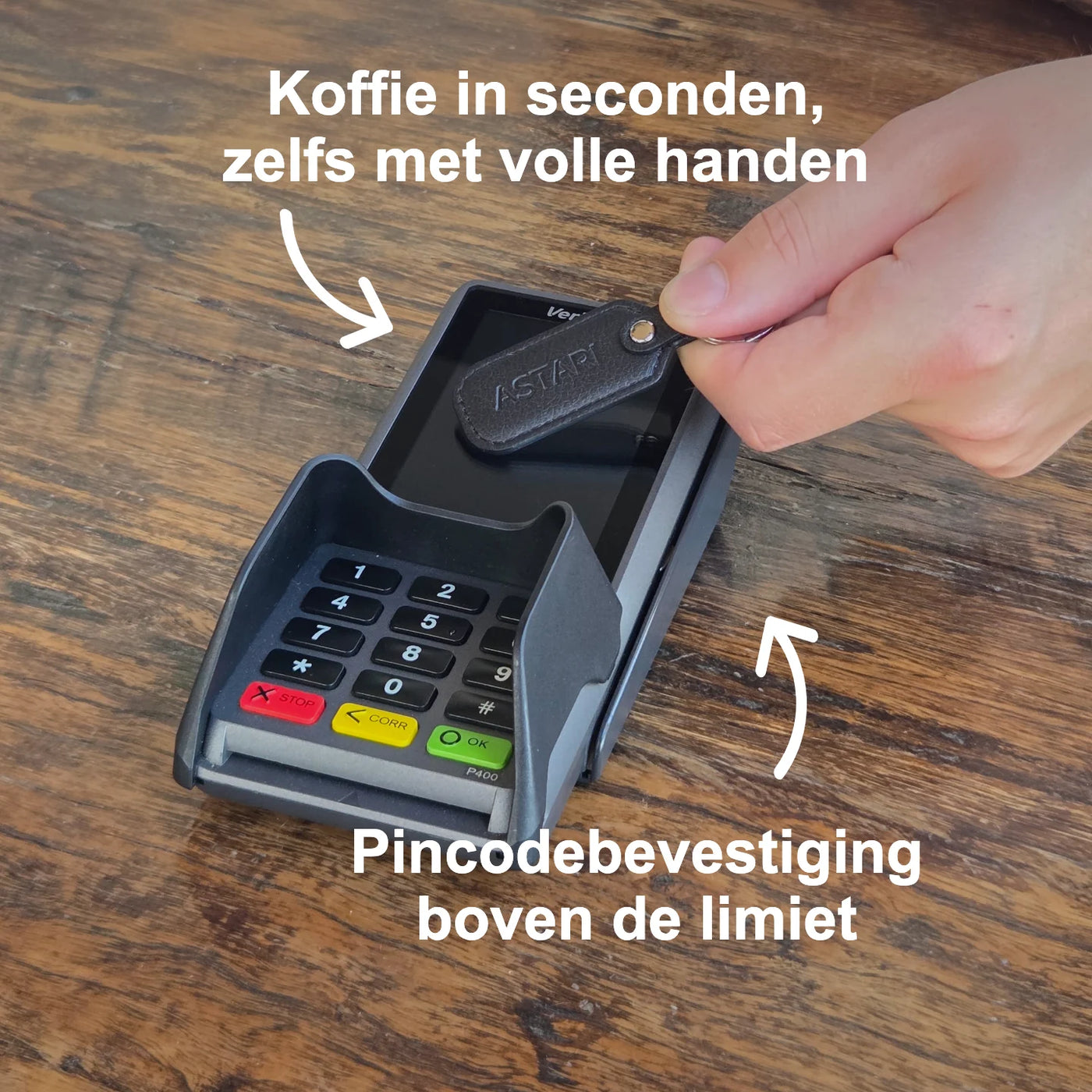 Contactloze betaalsleutelhanger | Achilles