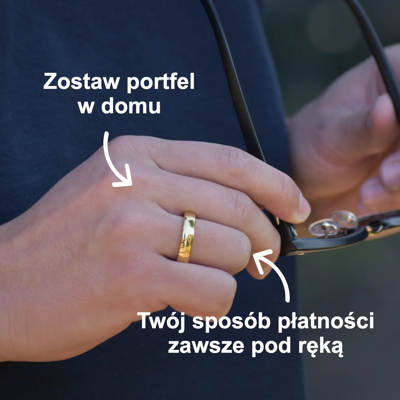 Złoty ceramiczny pierścień płatniczy | Atlantis