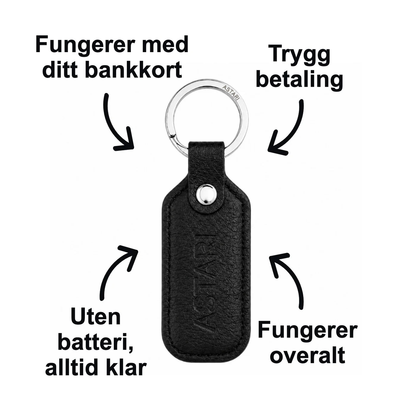 Black Achilles payment keychain: product features and benefits