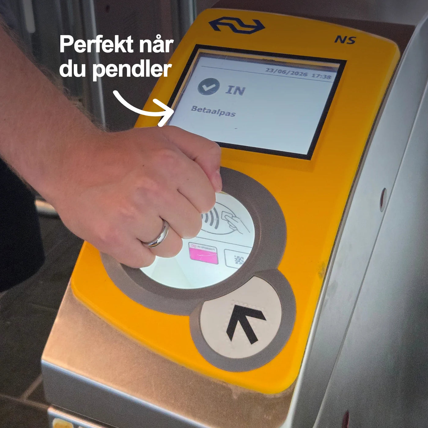 Sølvfarget keramisk betalingsring | Atlantis