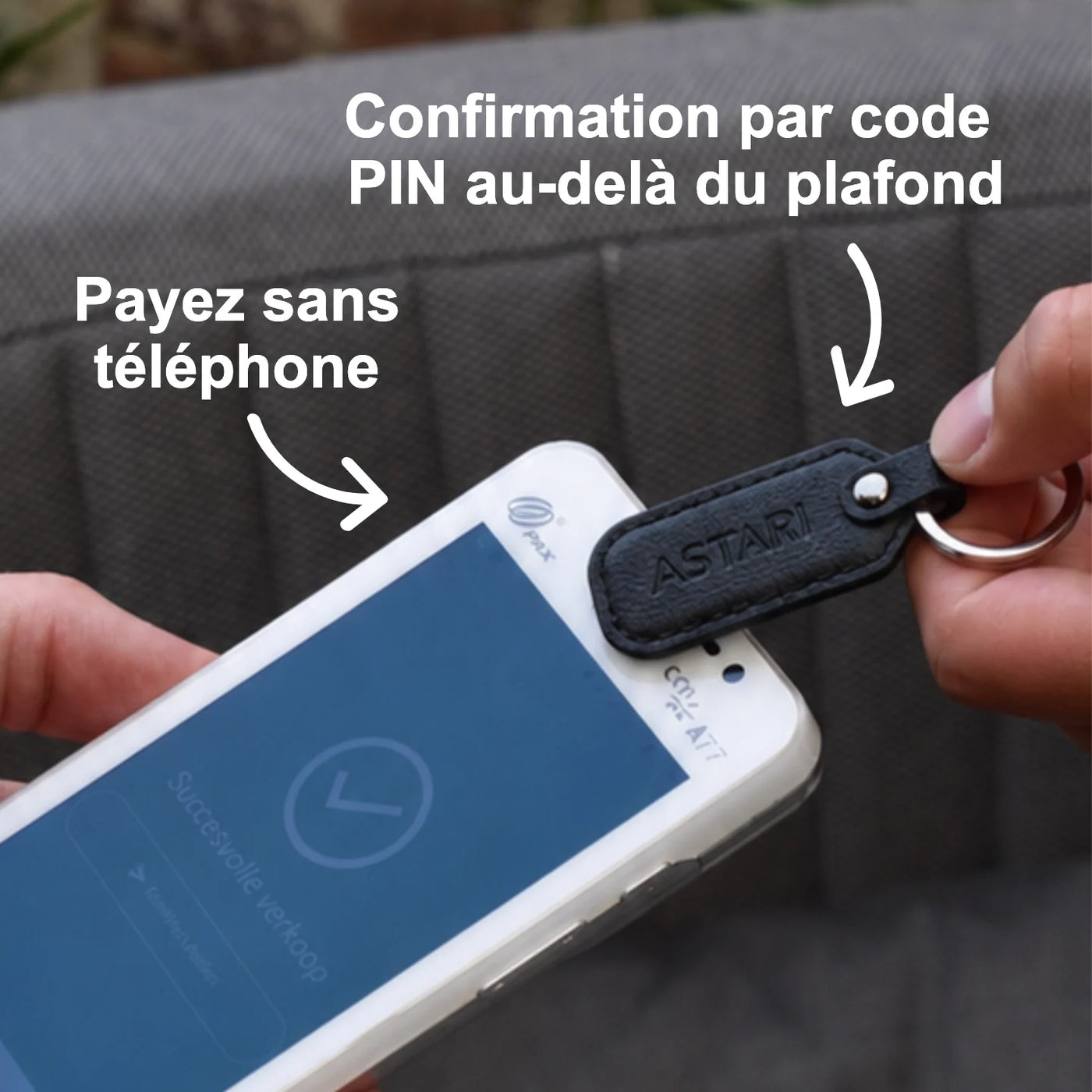 Porte-clés de paiement sans contact | Achilles