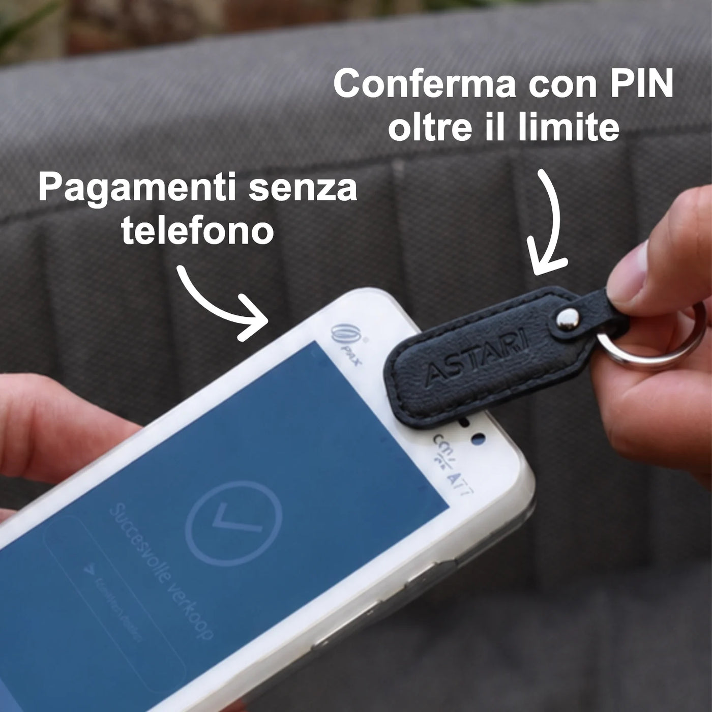 Portachiavi per pagamenti contactless | Achilles