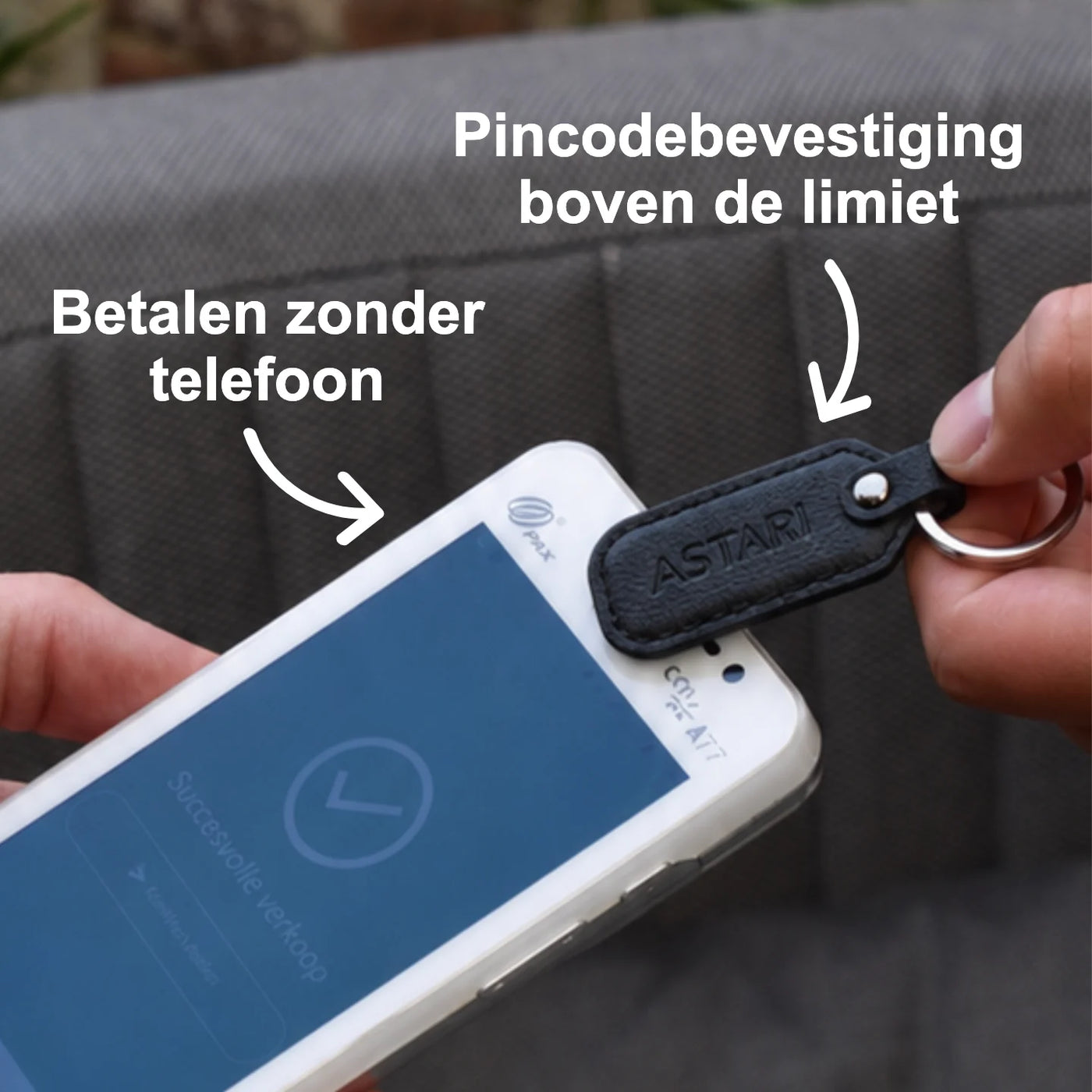 Contactloze betaalsleutelhanger | Achilles