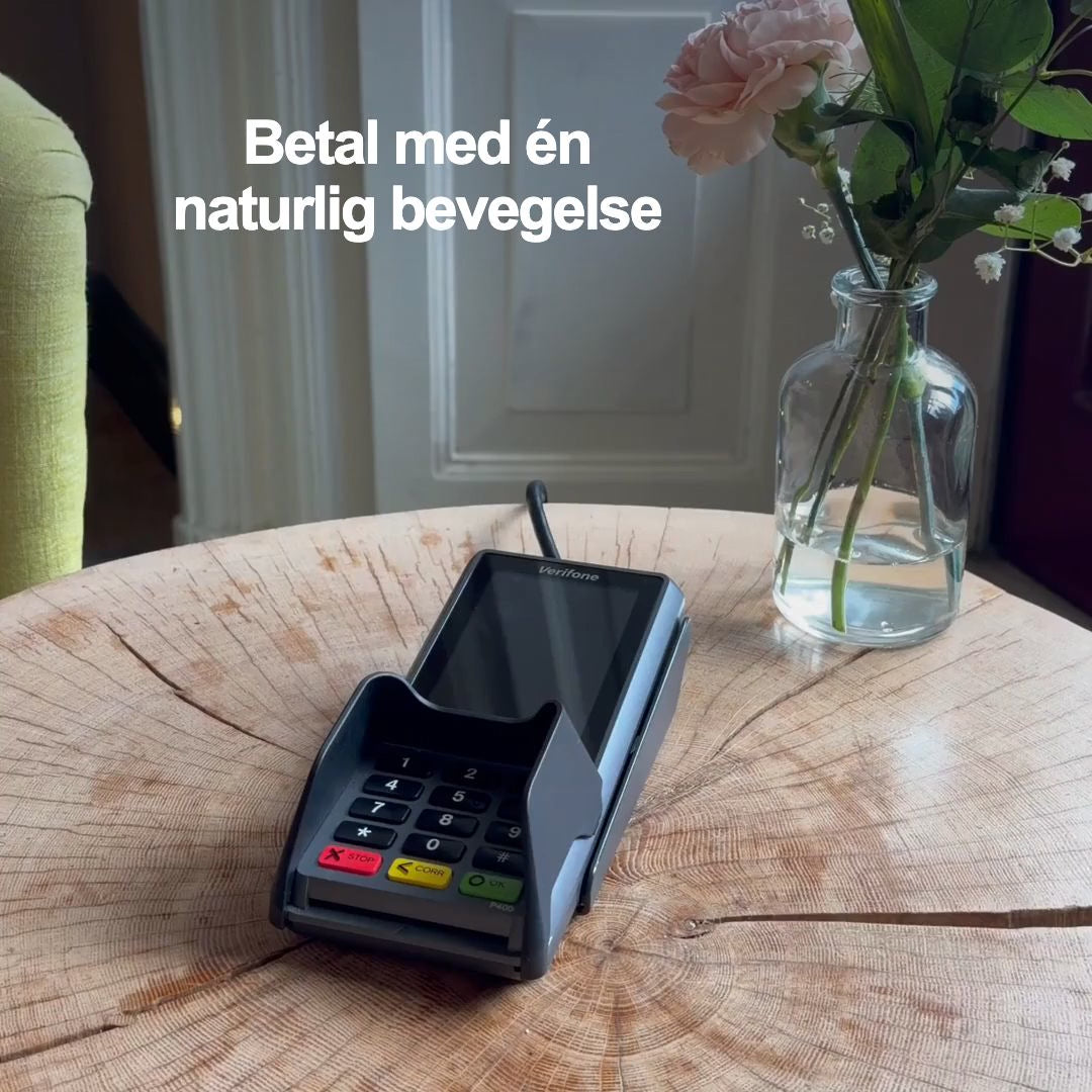 Svart keramisk betalingsring | Atlantis