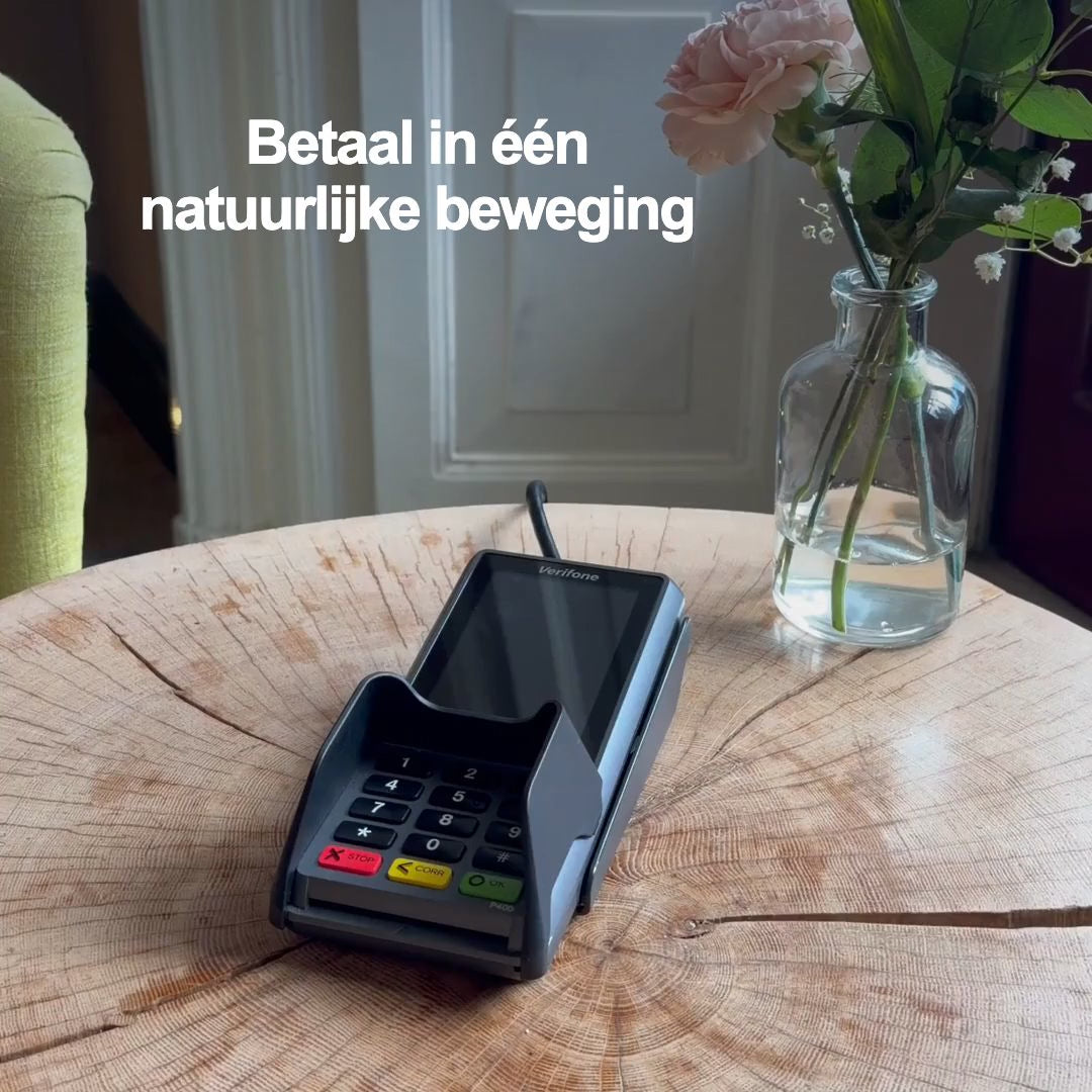 Zwarte keramische betaalring | Atlantis